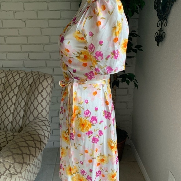 NWT & Other Stories Multi Color Floral Wrap Dress Size 2 - Picture 5 of 6